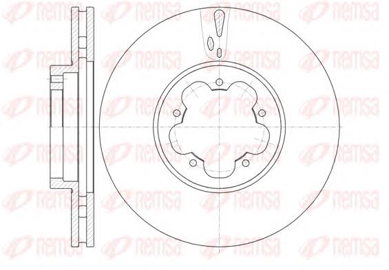 2256302 Ford Disco do freio dianteiro