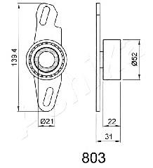 Rolo de reguladora de tensão da correia do mecanismo de distribuição de gás Suzuki 1281053A00000 preço, a partir de 13,25 USD