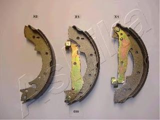 GF899AF Japan Parts Sapatas do freio traseiras de tambor