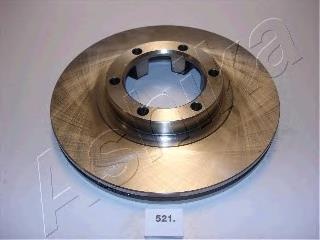 Disco do freio dianteiro DI521C Japan Parts