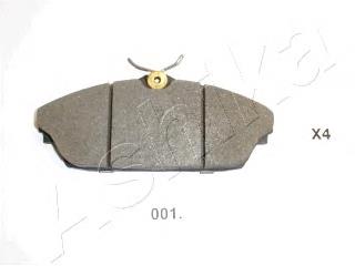 PA001AF Japan Parts Sapatas do freio dianteiras de disco
