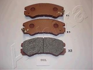 Sapatas do freio dianteiras de disco FD6665A Necto