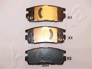 Sapatas do freio traseiras de disco 812911 Opel