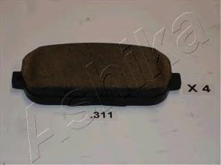 Sapatas do freio traseiras de disco Mazda N2Y32648Z