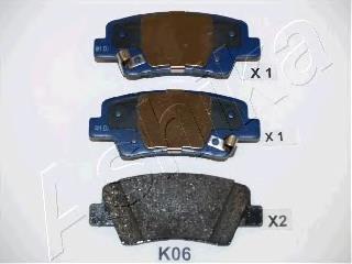 58302A8A50 Hyundai/Kia Sapatas do freio traseiras de disco