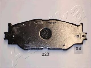 BPA120100 Open Parts Sapatas do freio dianteiras de disco