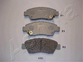 Sapatas do freio dianteiras de disco 45022S5HT00 Honda