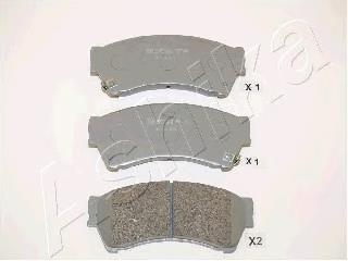 Sapatas do freio dianteiras de disco Mazda GPYB3328ZF