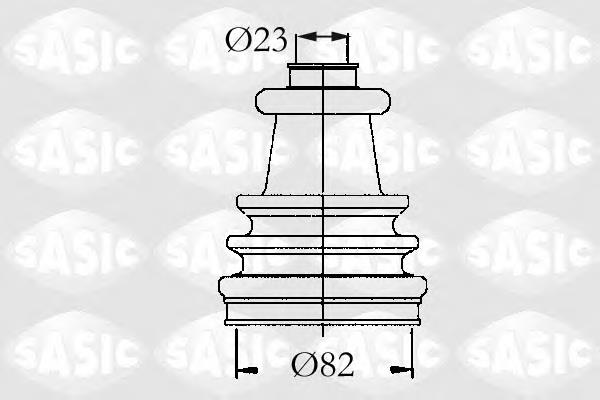 Compre 300562 GKN-Spidan Bota de proteção externa de junta homocinética do semieixo dianteiro