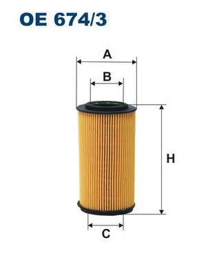 Filtro de óleo MOF3010 Mando