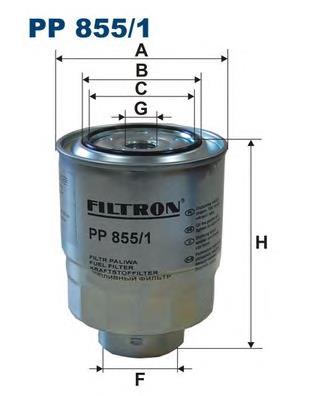 PP8551 Filtron Filtro de combustível