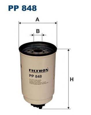 PP848 Filtron Filtro de combustível