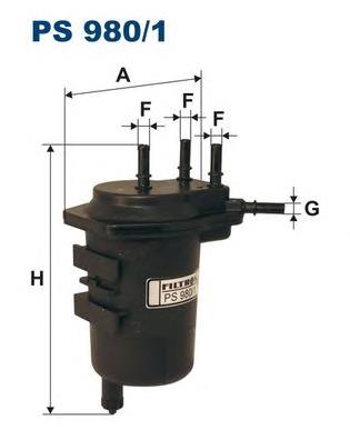 Compre 8671017372 Renault (RVI) Filtro de combustível