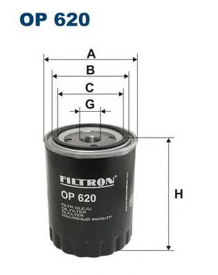 OP620 Filtron Filtro de óleo