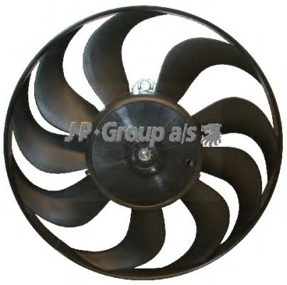 Ventilador elétrico de esfriamento montado (motor + roda de aletas) direito JP Group 1199100600 preço, a partir de 71,65 USD