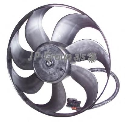 Ventilador elétrico de esfriamento montado (motor + roda de aletas) EVW018 Doga
