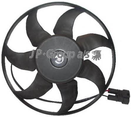 Ventilador elétrico de esfriamento montado (motor + roda de aletas) VAG 7D0121206A preço, a partir de 90,12 USD