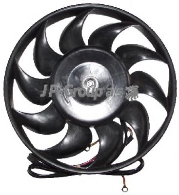 4A0959455C VAG Ventilador elétrico de esfriamento montado (motor + roda de aletas) direito