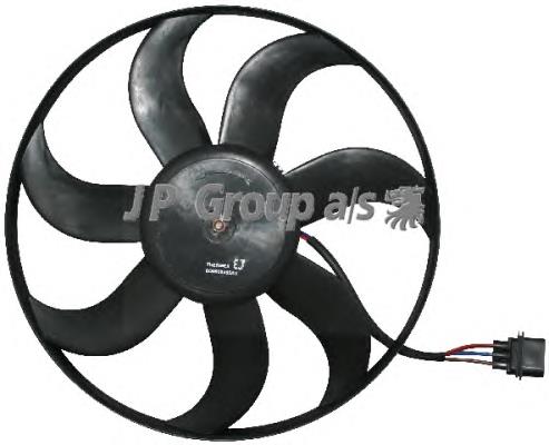 EVW059 Doga Ventilador elétrico de esfriamento montado (motor + roda de aletas)