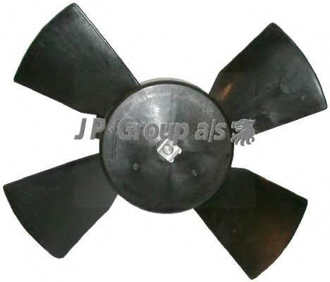1299100200 JP Group Ventilador elétrico de esfriamento montado (motor + roda de aletas)