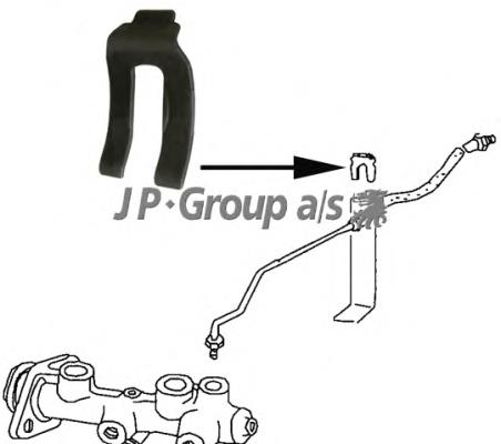 Compre 113611715A VAG Braçadeira de tubo do freio