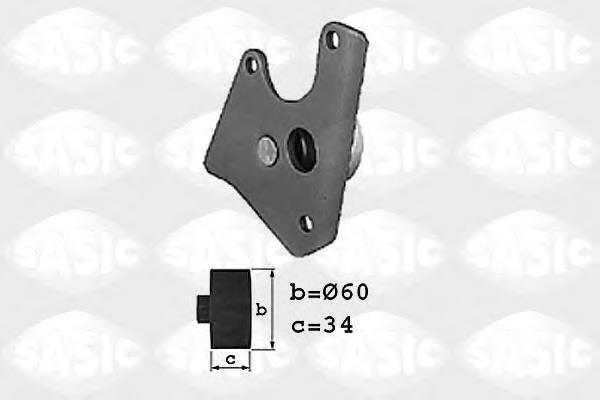 83013 Peugeot/Citroen Rolo parasita da correia do mecanismo de distribuição de gás