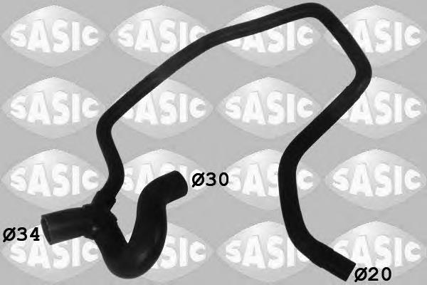 Mangueira (cano derivado) inferior do radiador de esfriamento 481111 Cautex