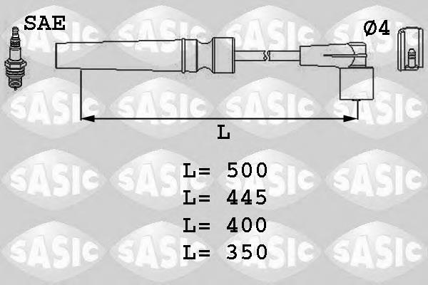 Fios de alta voltagem, kit 96497776 General Motors