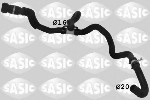 3404121 Sasic Mangueira do radiador de aquecedor (de forno), linha de combustível de retorno