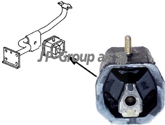 Coxim (suporte) esquerdo/direito de motor 251199201G VAG