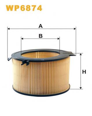 Filtro de salão WIX WP6874 preço, a partir de 13,59 USD