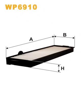 Compre WP6910 WIX Filtro de salão