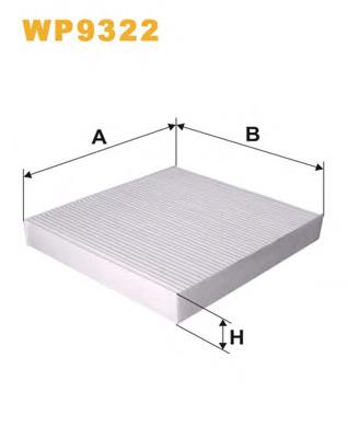 Compre WP9322 WIX Filtro de salão
