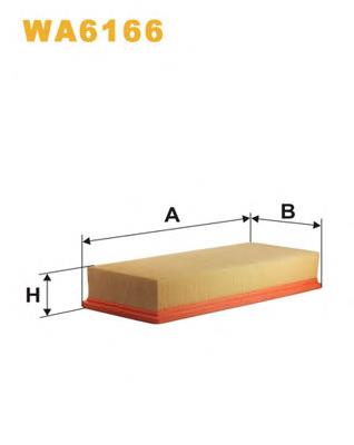 Compre WA6166 WIX Filtro de ar