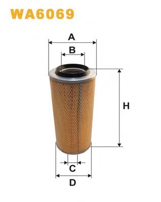 Compre WA6069 WIX Filtro de ar