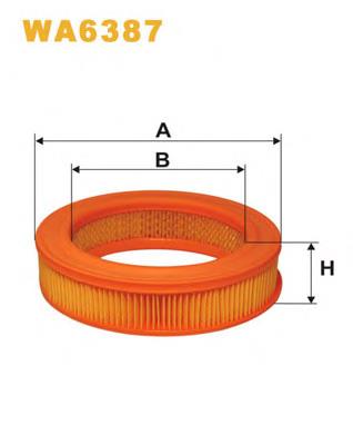 711F9601AB Ford Filtro de ar