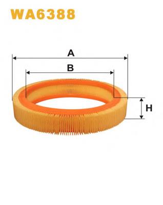 Compre WA6388 WIX Filtro de ar