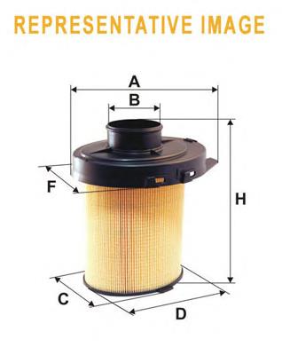Compre 144402 Peugeot/Citroen Filtro de ar