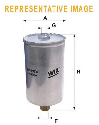 WF8064 WIX Filtro de combustível