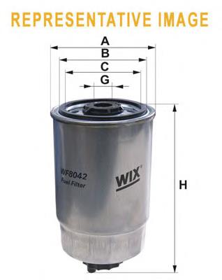 WF8319 WIX Filtro de combustível