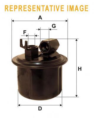 Filtro de combustível 16900SM4A31 Honda