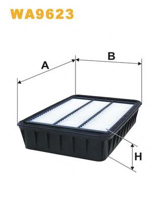 Filtro de ar WIX WA9623 preço, a partir de 11,12 USD