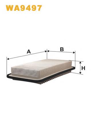 Compre WA9497 WIX Filtro de ar