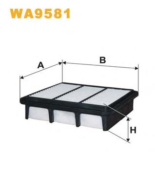 Compre WA9581 WIX Filtro de ar