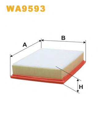 Compre WA9593 WIX Filtro de ar