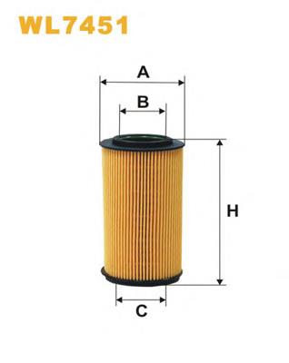 Filtro de óleo WIX WL7451 preço, a partir de 9,02 USD