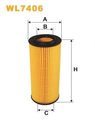 Filtro de óleo WIX WL7406 preço, a partir de 9,91 USD