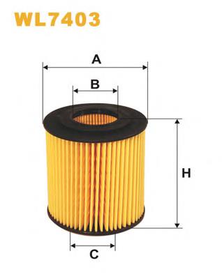 Filtro de óleo WIX WL7403 preço, a partir de 7,06 USD