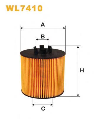 Filtro de óleo WIX WL7410 preço, a partir de 8,84 USD