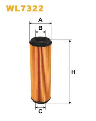 Filtro de óleo WIX WL7322 preço, a partir de 7,16 USD